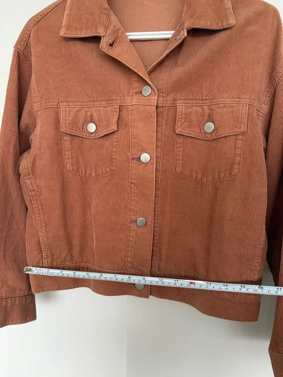 Uniqlo Corduroy Jacket in Rust - Picture 6 of 7